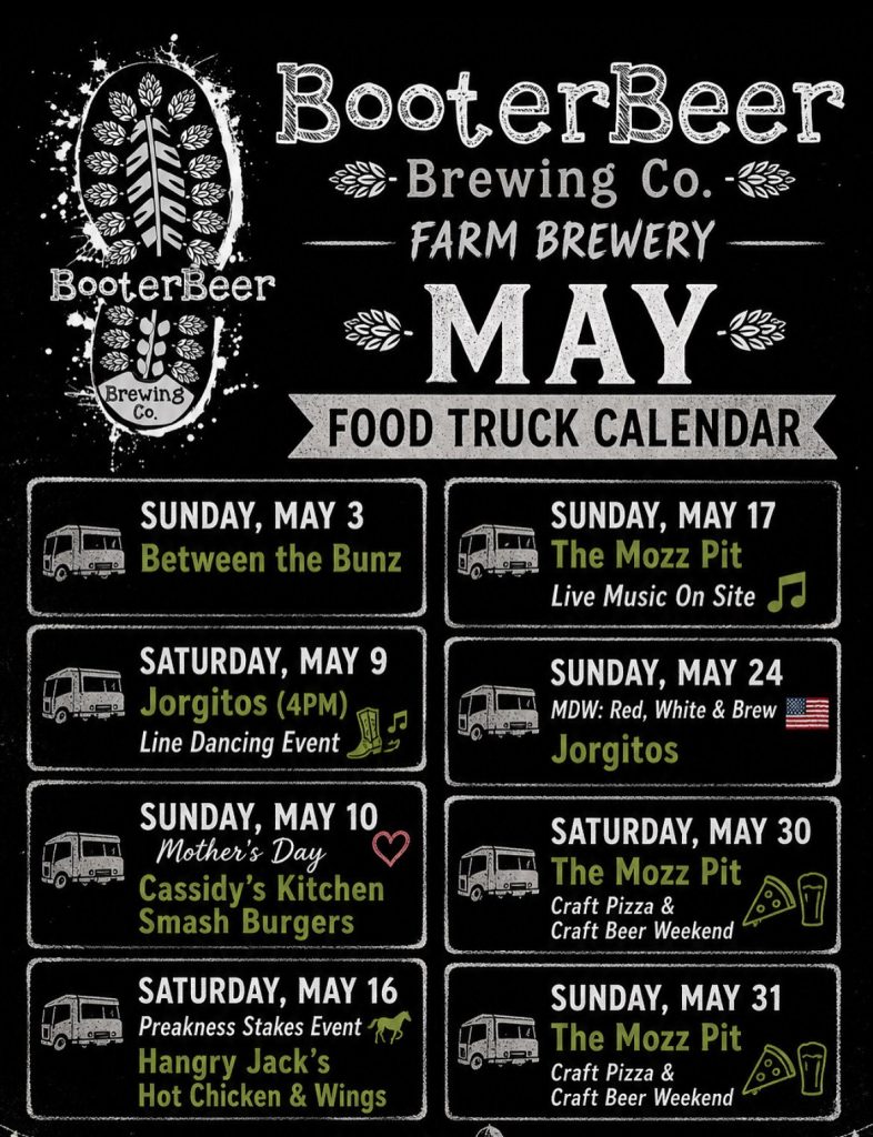 Booterbeer brewing co food truck schedule 
