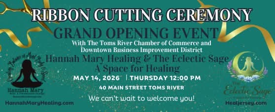 ribbon cutting/ grand opening flyer