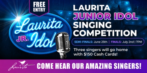 Laurita Junior Idol Semi-Final flyer