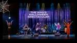 band playing music on a stage