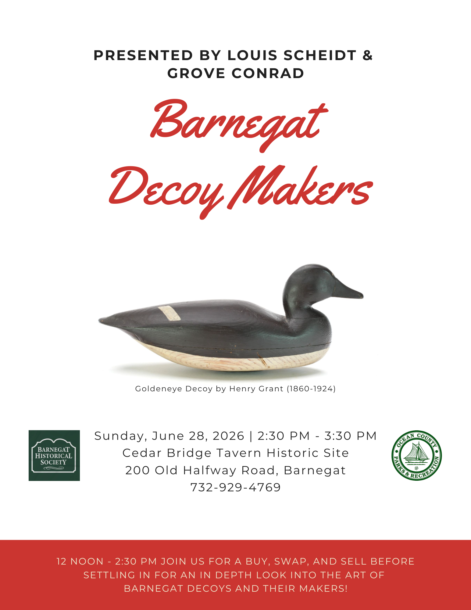Barnegat Decoy Makers. Picture of a decoy