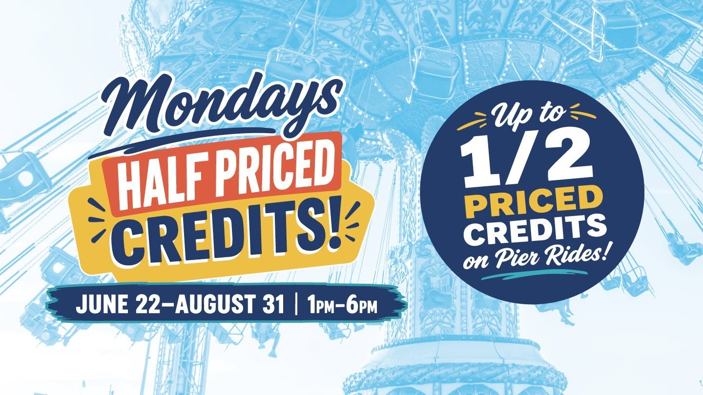 half price rides mondays flyer