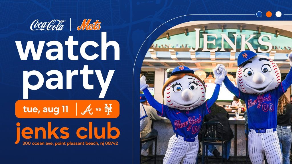 Two baseball Mets Mascots