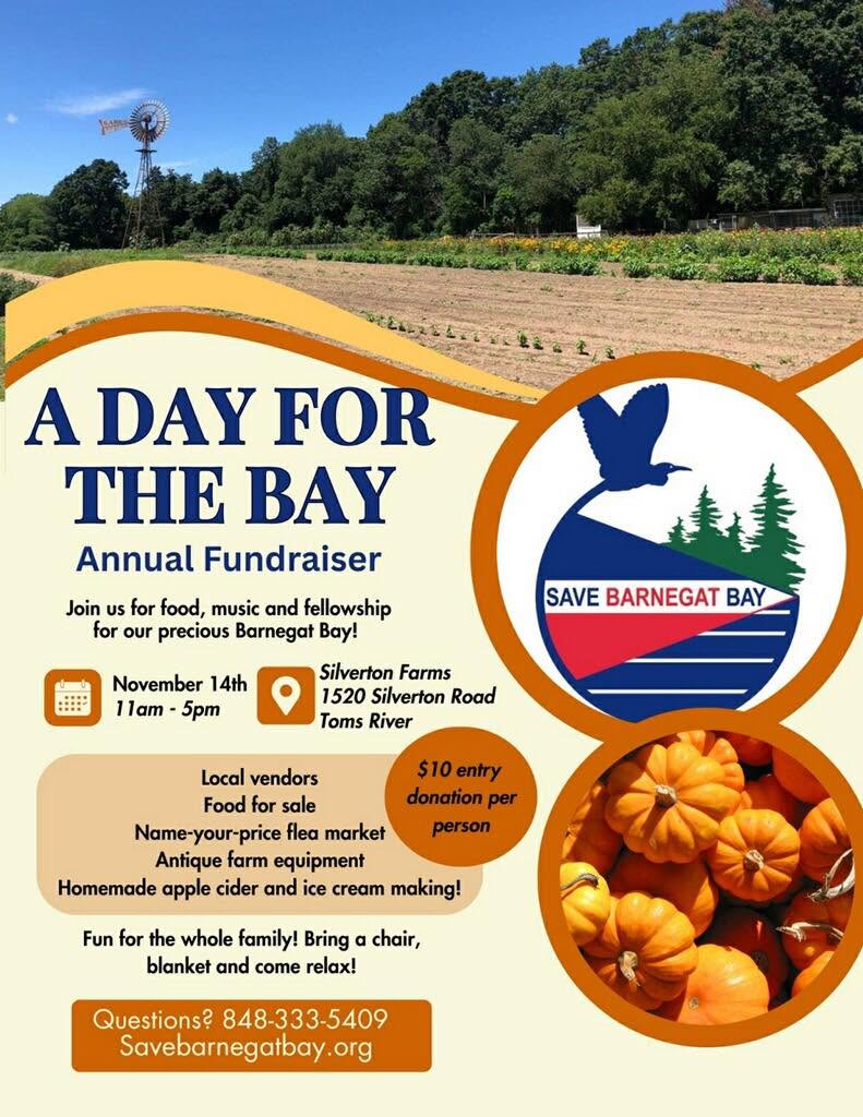A Day for the Bay flyer with a photo of pumpkins and another photo of a farm