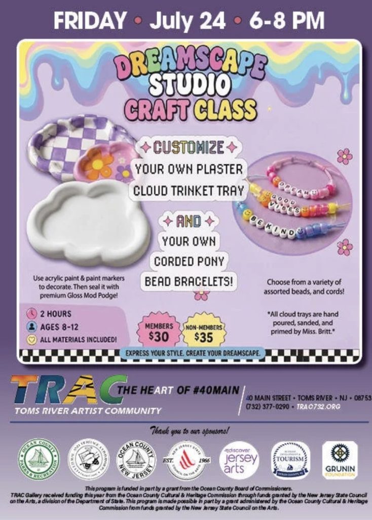 trinket trays and bead bracelets