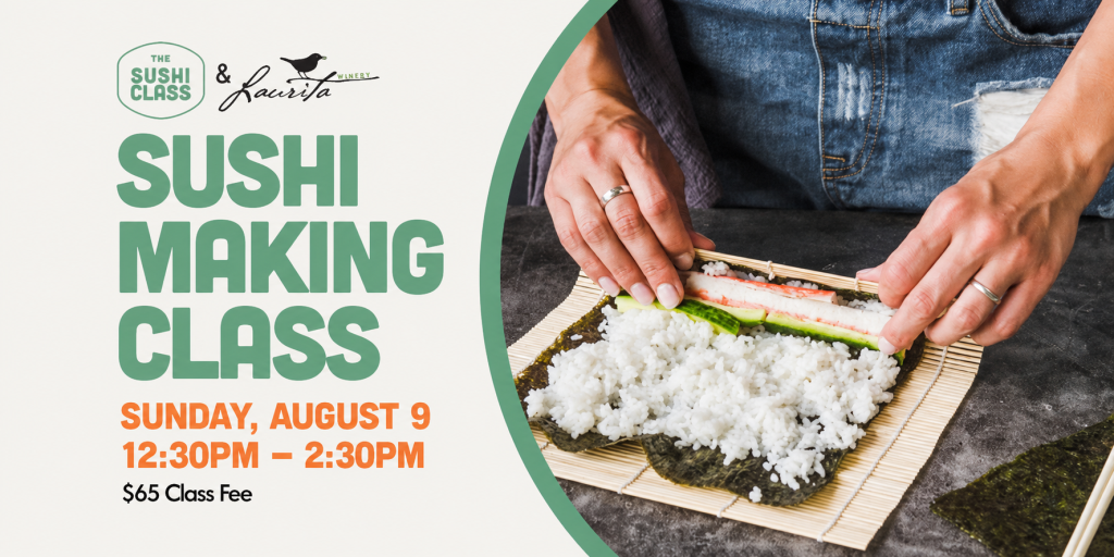 person making sushi