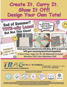 DIY tote bag flyer 