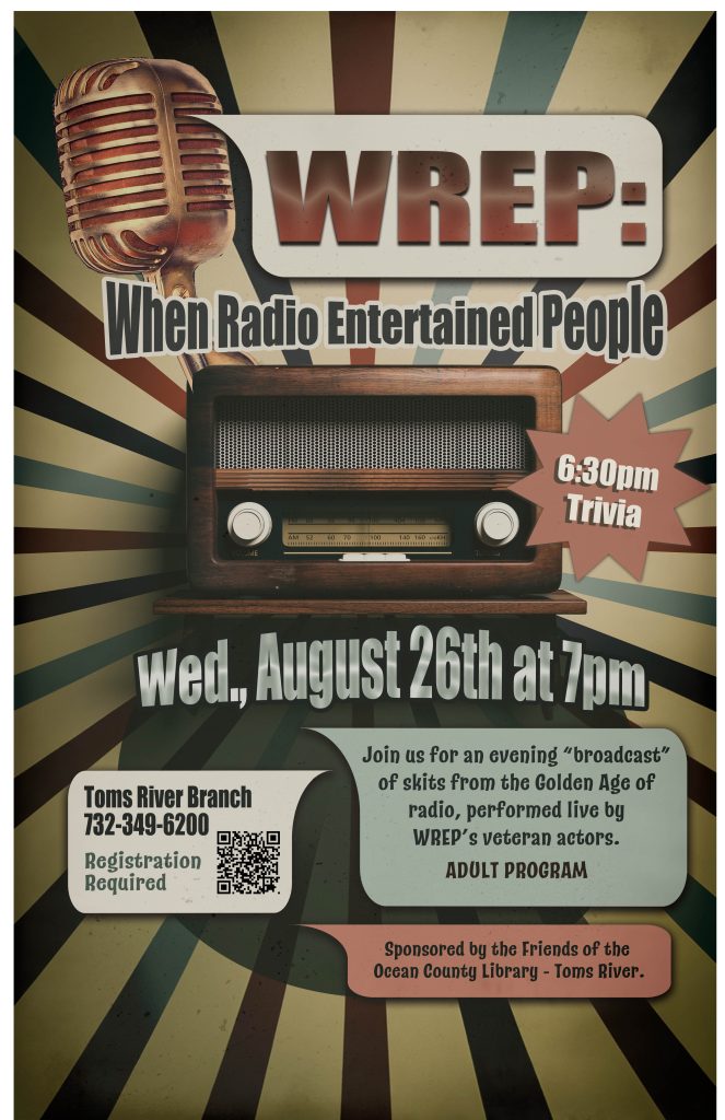 WREP: When Radio Entertained People picture of a microphone and a radio