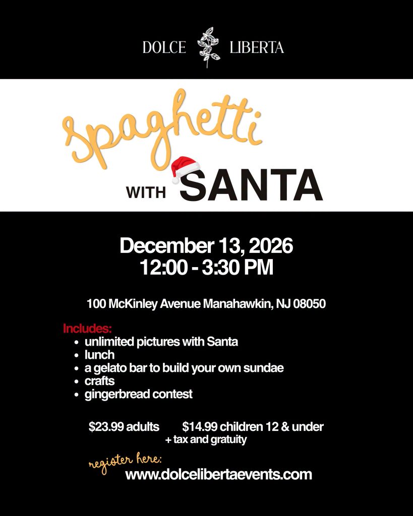 spaghetti with santa flyer 