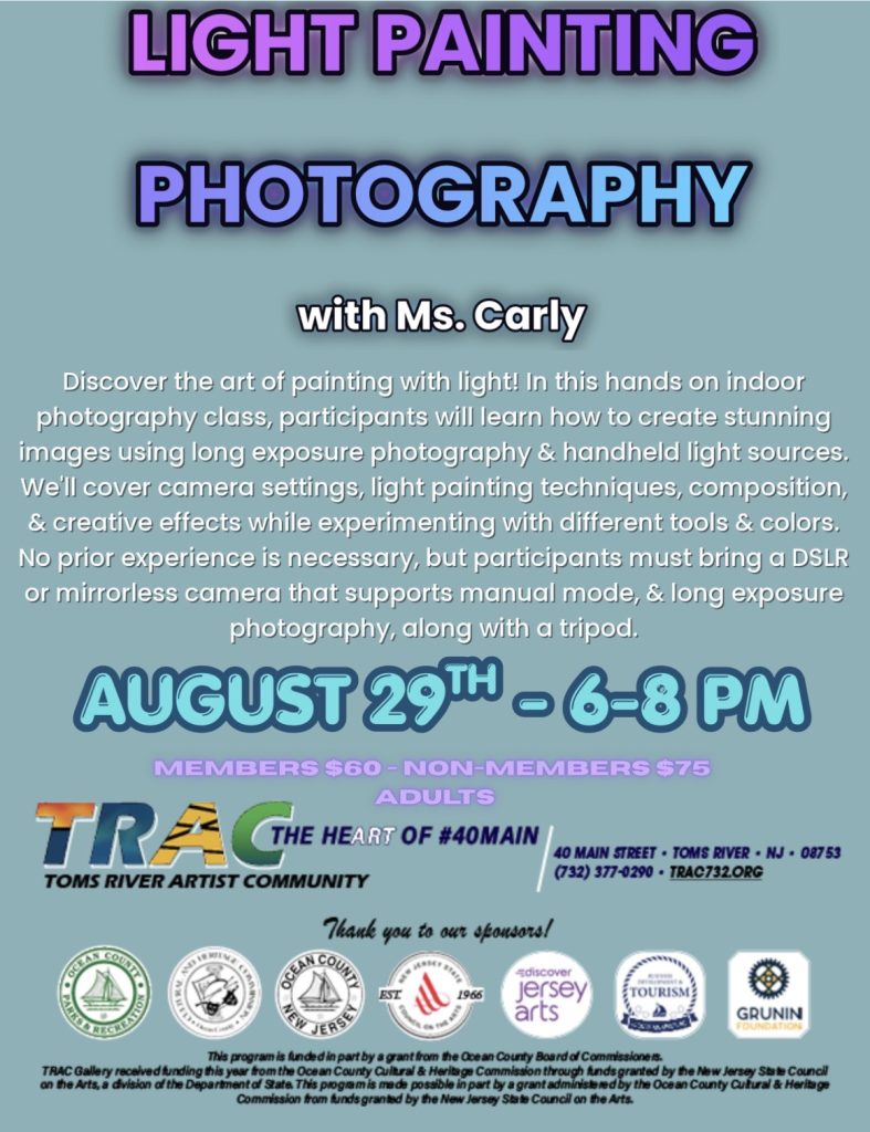 Light Painting Photography flyer 