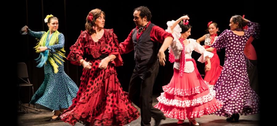 people dancing on a stage