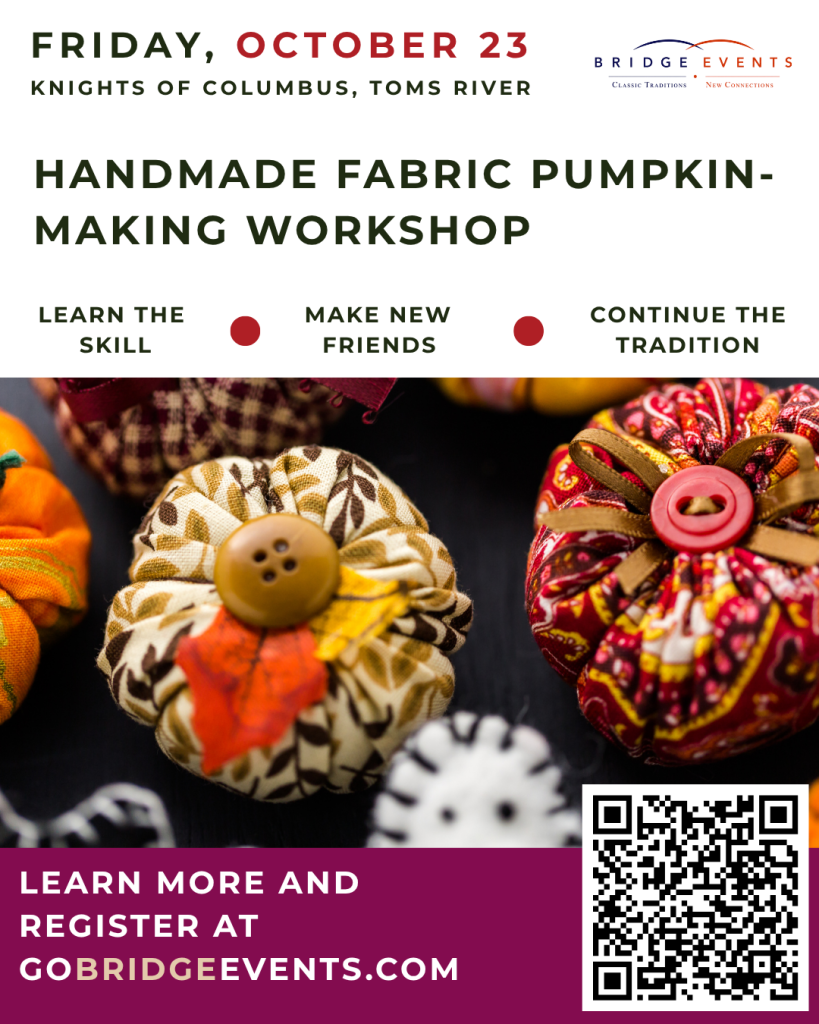 Handmade Fabric Pumpkin-Making Workshop