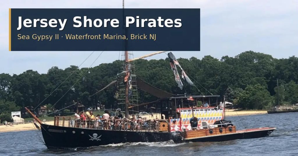 Photo of a pirate ship in the water